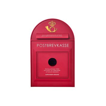 Vidcom fulgehus postkasse plast rød 23x15x11 cm