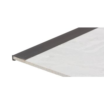 Fibrotech kantprofil SPC sort