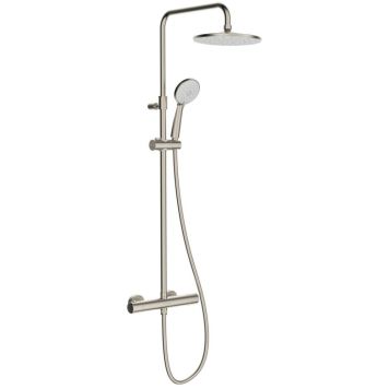 Geyser brusesæt Mini stål look Ø22 cm