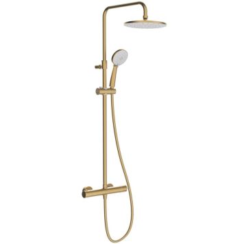 Geyser brusesæt Mini stål guld Ø22 cm