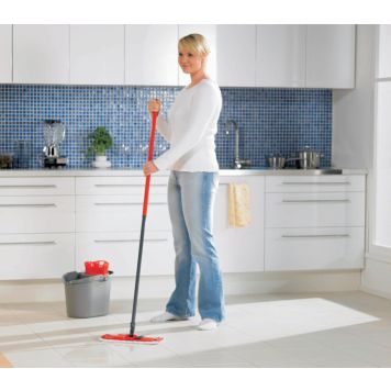 Vileda Ultra Max fladmoppesæt m/spand og fladmoppe