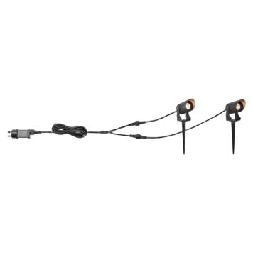 Markslöjd spydlamper Nexus 2 pak sort 2,5 W