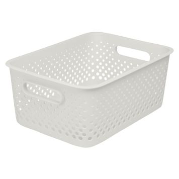 SmartStore opbevaringskurv Essence L råhvid 11,4 l