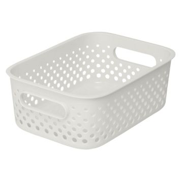 SmartStore opbevaringskurv Essence S råhvid 1,6 l