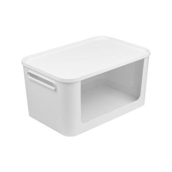 SmartStore opbevaringskasse Module 55L hvid med låg
