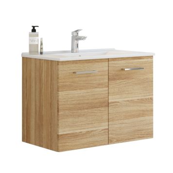 Scanbad underskab med vask Multo/Arial varm eg 2 låger 81x45 cm