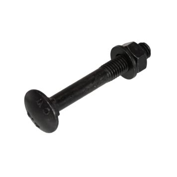 Blackline bolt & møtrik M8x80 mm HCP sort