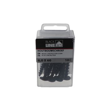 Træskruer TX30 6,0X60mm 10 stk