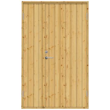 Swedoor dobbelt udhusdør fyr venstre 1278x2048 mm