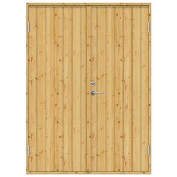 Swedoor dobbelt udhusdør fyr venstre 1514x2048 mm