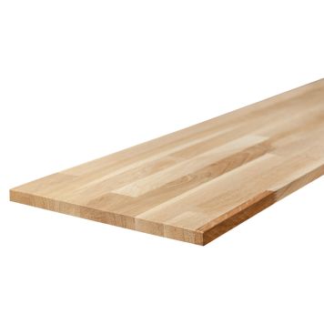 Arbejdsplade eg limtræ 1200x200x12,5 mm