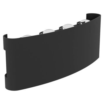 Eglo væglampe udendørs Cosolenzo-E sort LED L22 cm