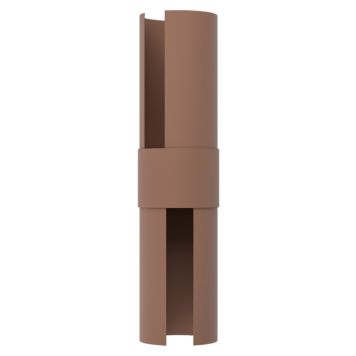 Eglo væglampe udendørs Montelauro H32 cm LED brun