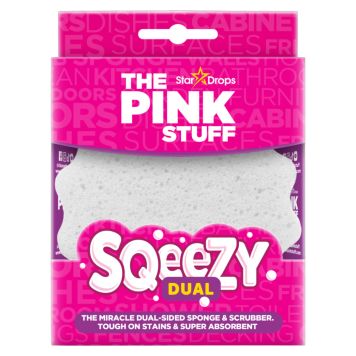 The Pink Stuff rengøringssvamp Sqeezy Dual