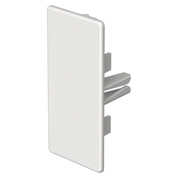 WDK endestykke til kabelkanal 40x90 mm  perle hvid
