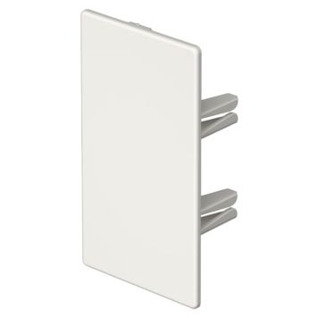 WDK endestykke til kabelkanal 60x100 mm perle hvid