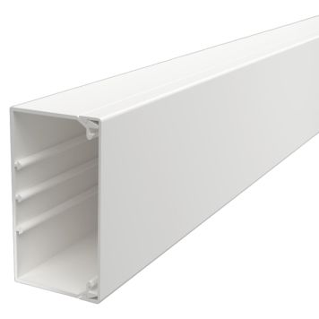 WDK kabelkanal 2000x60x110 perle hvid inkl. låg