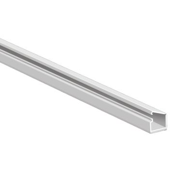 Mini kabelkanal selvklæbende m/låg 2000x13x13 mm