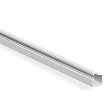 Mini kabelkanal selvklæbende m/låg 2000x10x12 mm