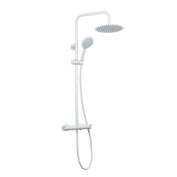 Bluerain brusesæt Lux inkl. termostat mat hvid