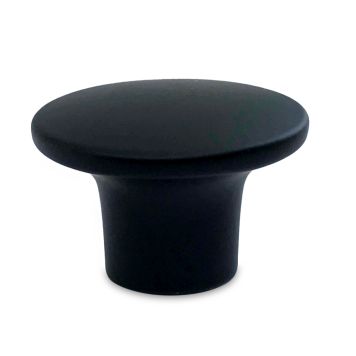 Møbelknop kreta 37x26mm sort