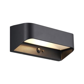 Nordlux solcelle væglampe Marcellio sort LED B22 cm