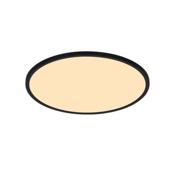 Nordlux loftlampe udendørs Oja Round sort LED Ø29,5 cm