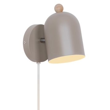 Nordlux væglampe Gaston brun E27 L19,5 cm