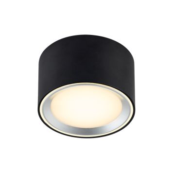 Nordlux påbygningsspot Falkir LED sort Ø10 cm