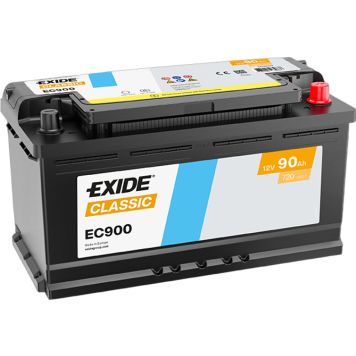 Exide bilbatteri EC900 12 V 90 Ah 720 A 353x175x190 mm
