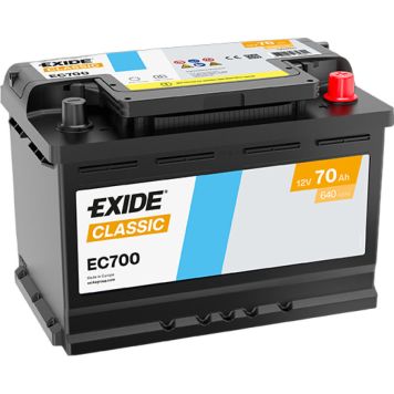 Bilbatteri Exide 12V 70 ampere