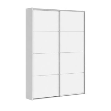 Flexislide Shape garderobeskab hvid 120x218,5x60 cm