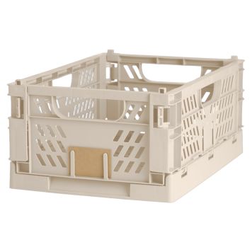 Foldbar opbevaringskasse natural 50x33x20 cm