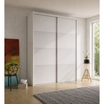 Flexislide skydedør Luna hvid eg 205x250 cm