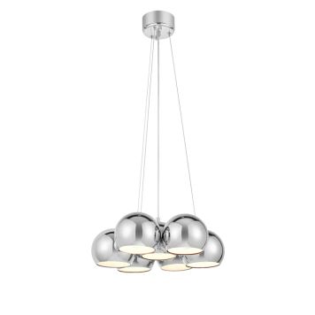 Markslöjd pendel Cupolo krom E14 Ø45 cm