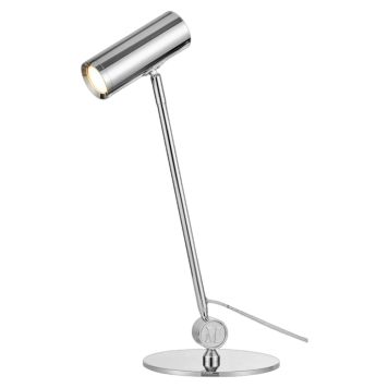 Markslöjd bordlampe Arlo krom LED H52 cm
