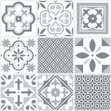 d-c-fix gulvflise Oriental Tiles selvklæbende PVC 1,02 m²