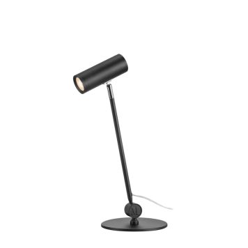 Markslöjd bordlampe Arlo sort LED H52 cm