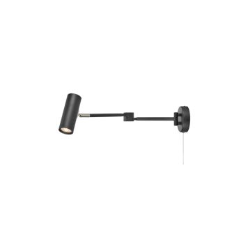 Markslöjd væglampe Arlo sort LED D55 cm