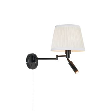 Markslöjd væglampe Pivot sort E27 D42,5 cm
