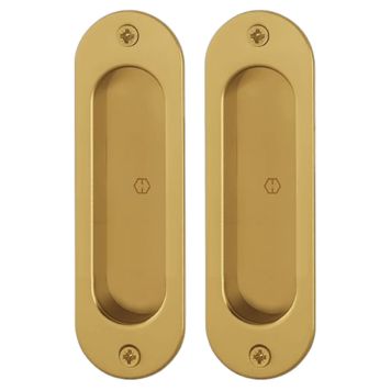 Swedoor skydedørsskål oval bronze 2 stk.