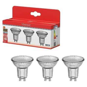 Voltolux LED pære reflektor GU10 4,3 W 3 stk.