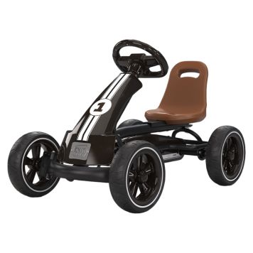 Exit Toys gokart Foxy med pedaler til børn espresso sort