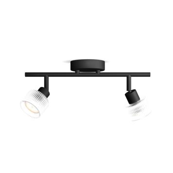 Philips spotlampe Horen 2xGU10 L36 cm sort