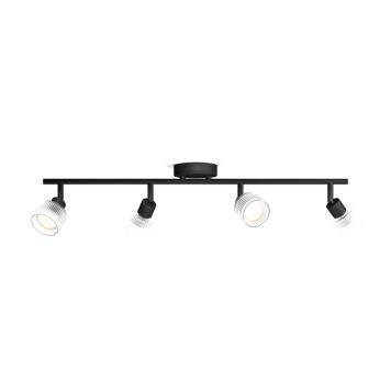 Philips spotlampe Horen 4xGU10 L70 cm sort