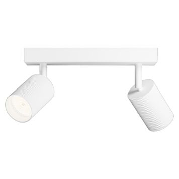 Philips spotlampe Wyatt 2xGU10 L24 cm hvid