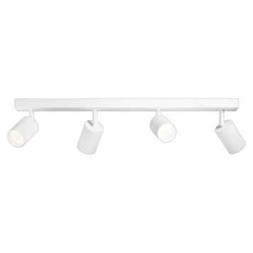 Philips spotlampe Wyatt 4xGU10 L62 cm hvid