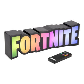 Paladone væg-/bordlampe Fortnite Logo m/RGB og USB B32 cm