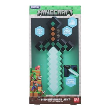 Palodone bord-/væglampe Minecraft Diamond Sword trådløs H40 cm