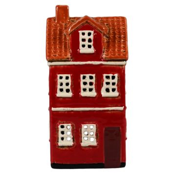 Det Gamle Apotek keramikhus til fyrfadslys 16x8x6,5 cm
